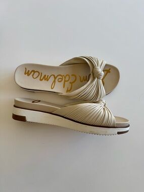 Sam Edelman Cream Adriel Sandals
